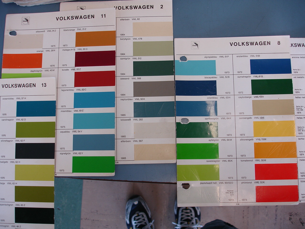 Glasurit Paint Chips