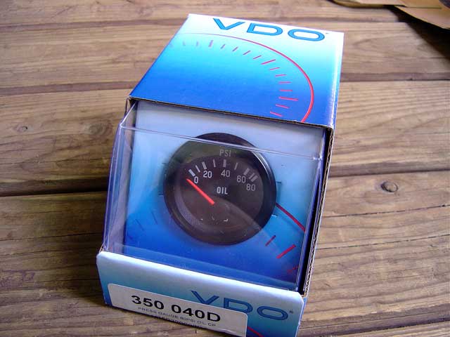 vdo pressure gauge