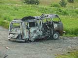 burned bus
