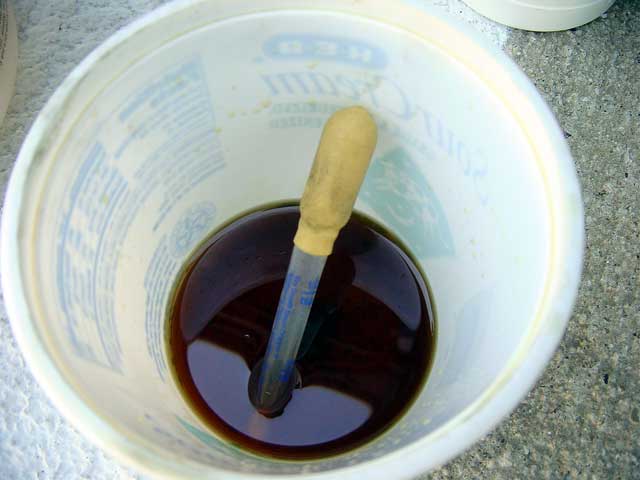 old brake fluid