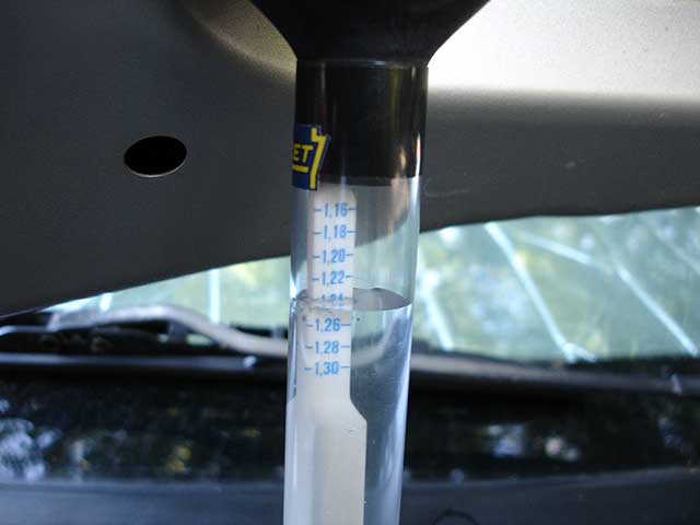 hydrometer level