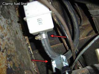 clamp fuel line